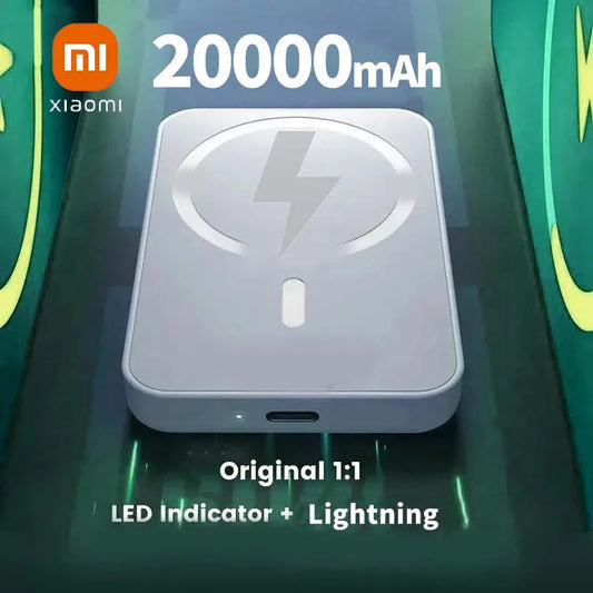 Batterie Externe Magnétique Originale – Chargeur Sans Fil Portable et Rapide Compatible MagSafe pour iPhone