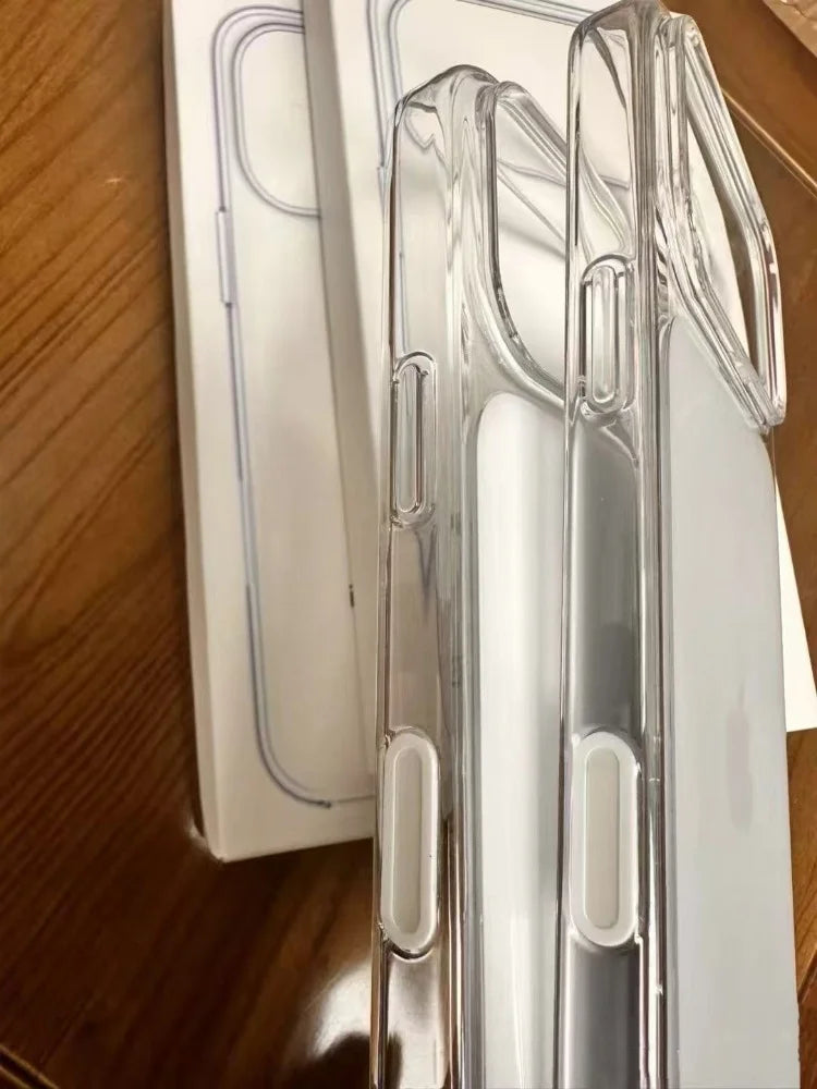 Coque originale officielle Magsafe iPhone 17, Pro, Pro Max 17  Transparent