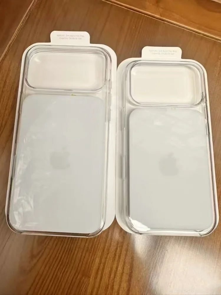 Coque originale officielle Magsafe iPhone 17, Pro, Pro Max 17  Transparent